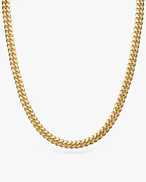 Solid Gold Cuban Link Chain - 3mm