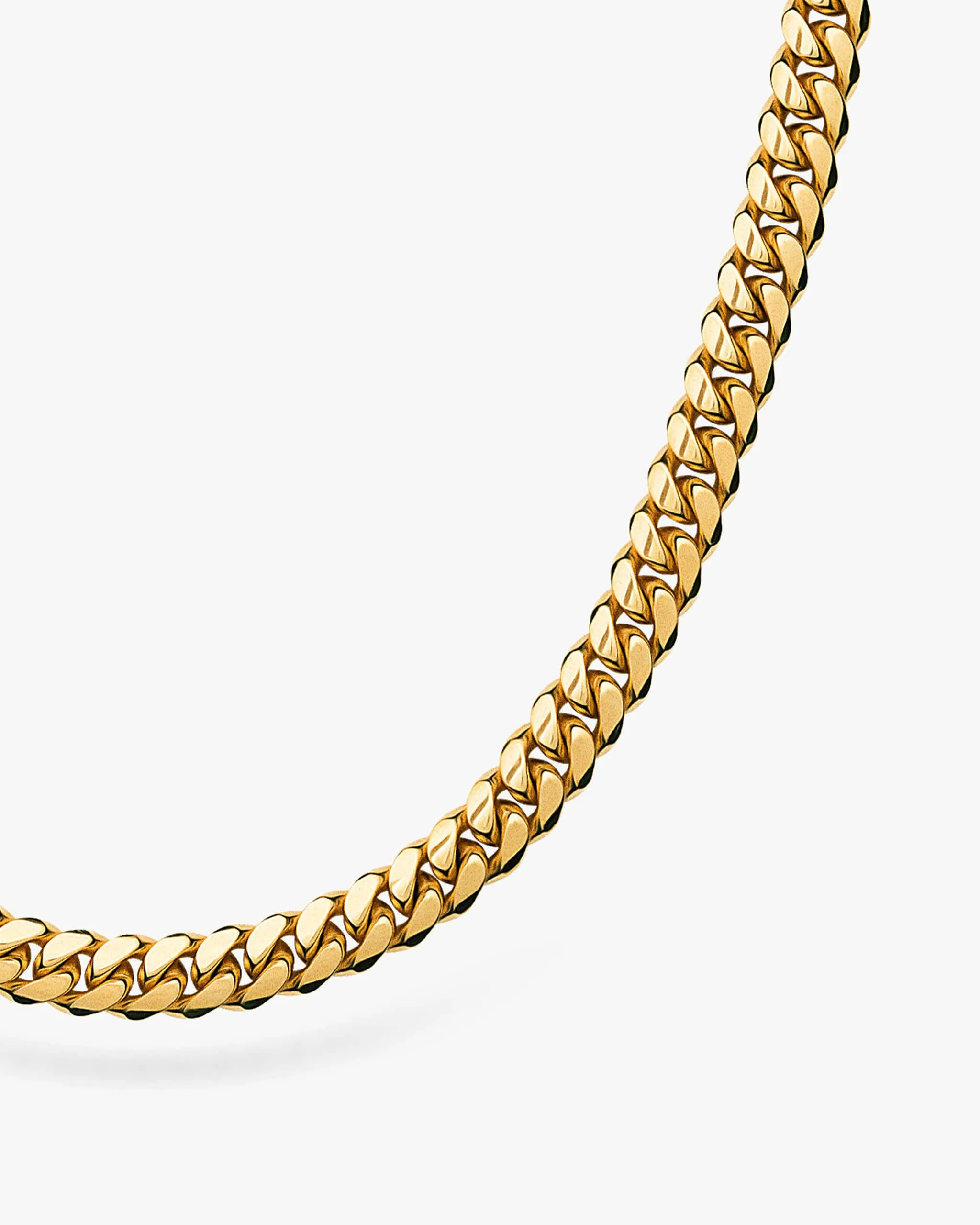 Solid Gold Cuban Link Chain - 3mm