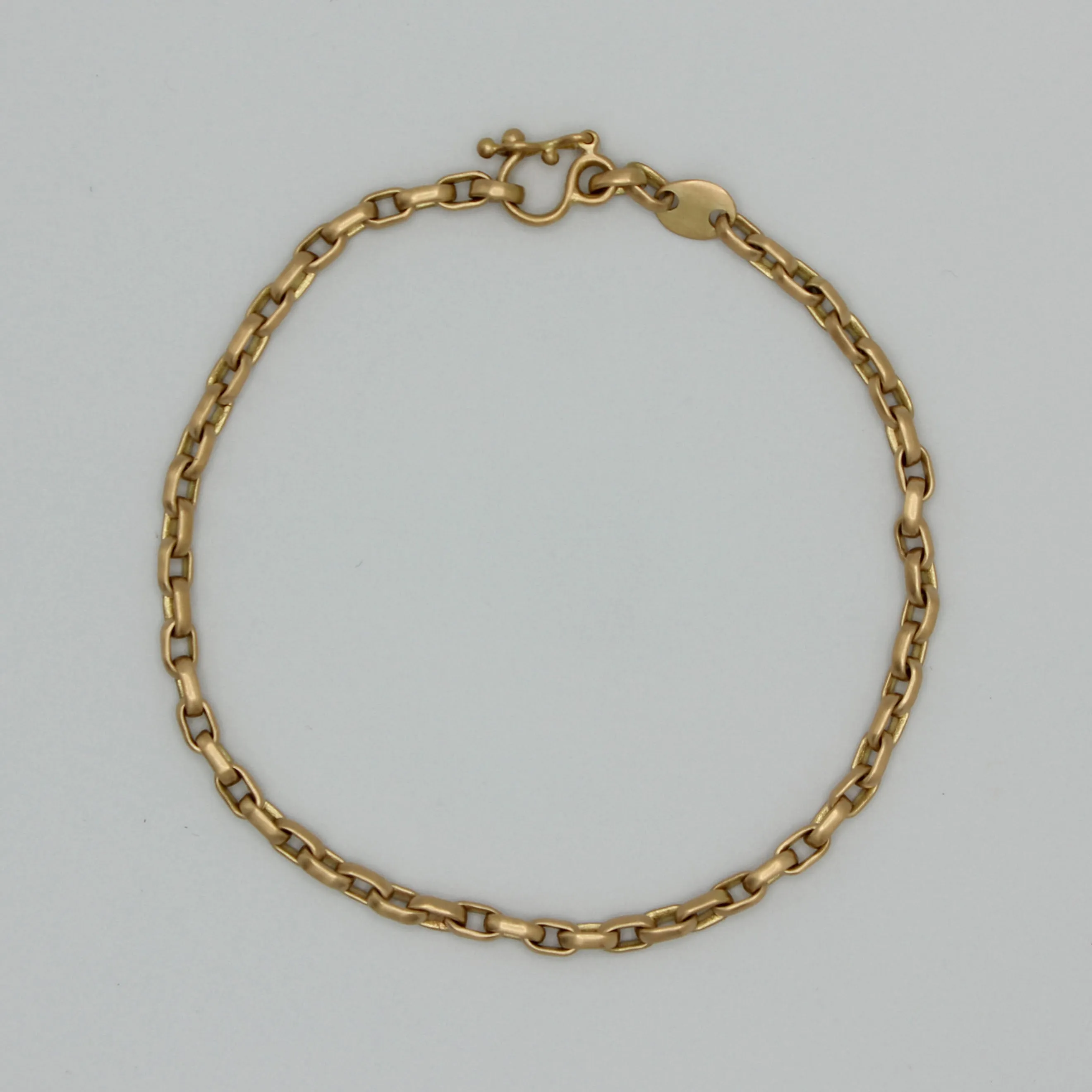 Sonoma Mini Link Chain Bracelet in 20K Peach Gold