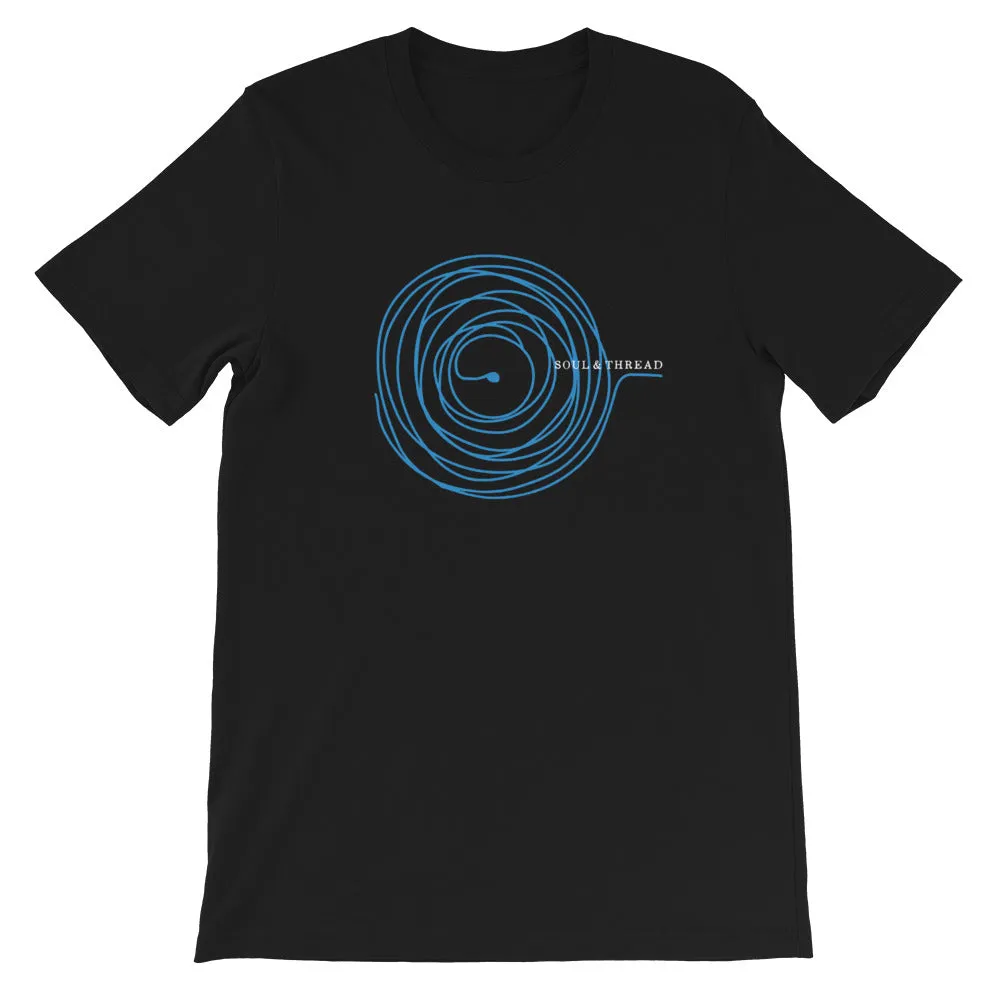 Soul & Thread Record and Needle Unisex T-Shirt (Short-Sleeve)