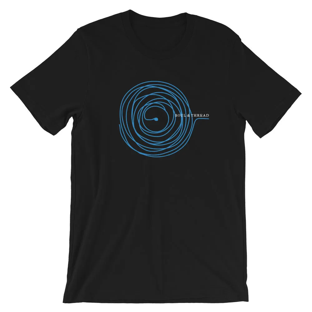 Soul & Thread Record and Needle Unisex T-Shirt (Short-Sleeve)