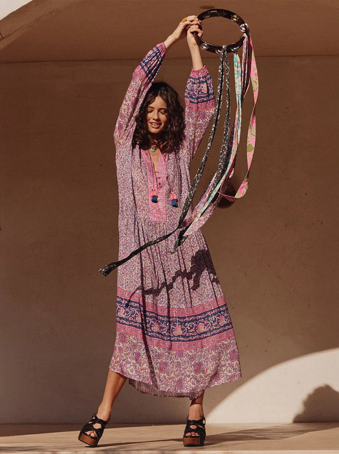 Spell - Little Bird Gown - Berry