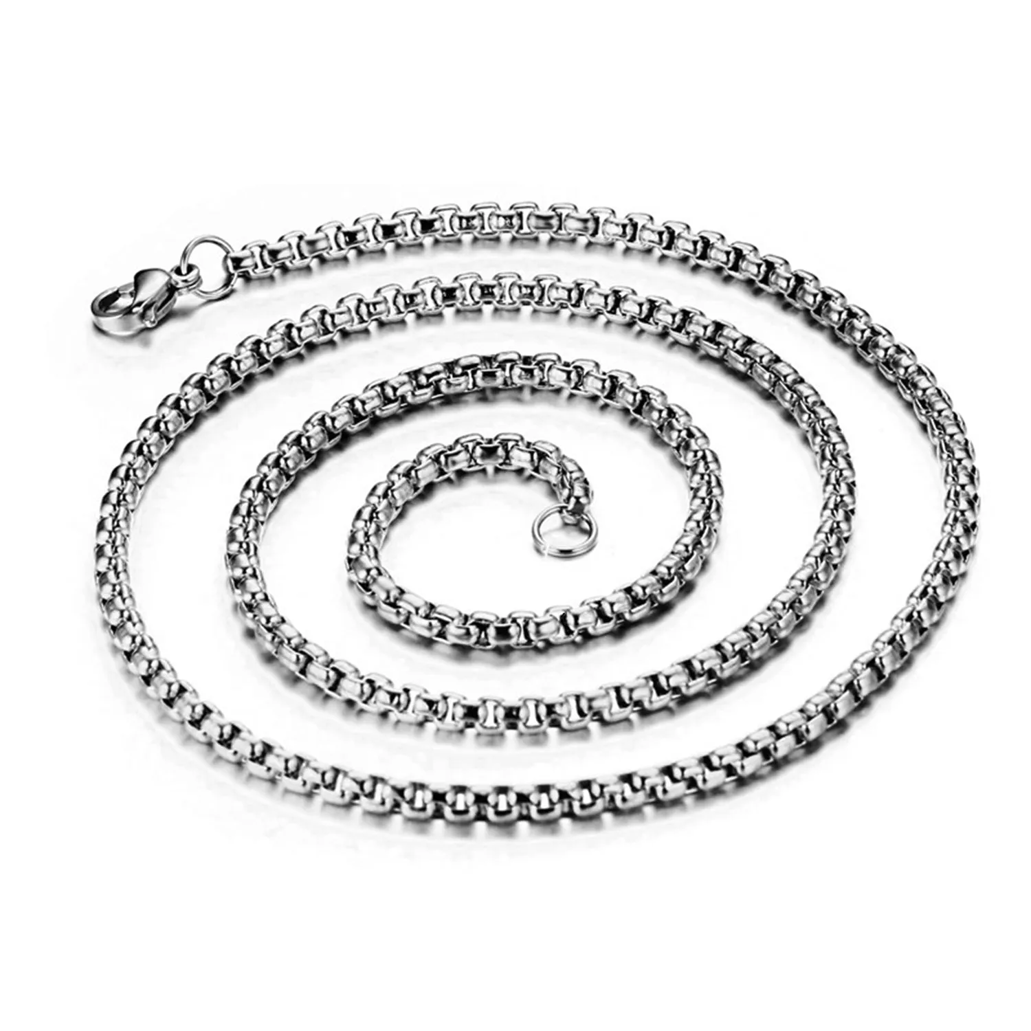 Stainless Steel Water Element Dog Tag Pendant