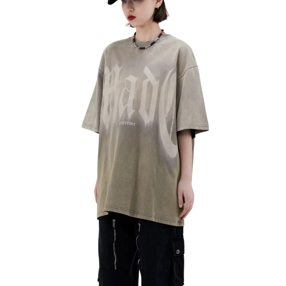 Street Letter Gradient T-shirt