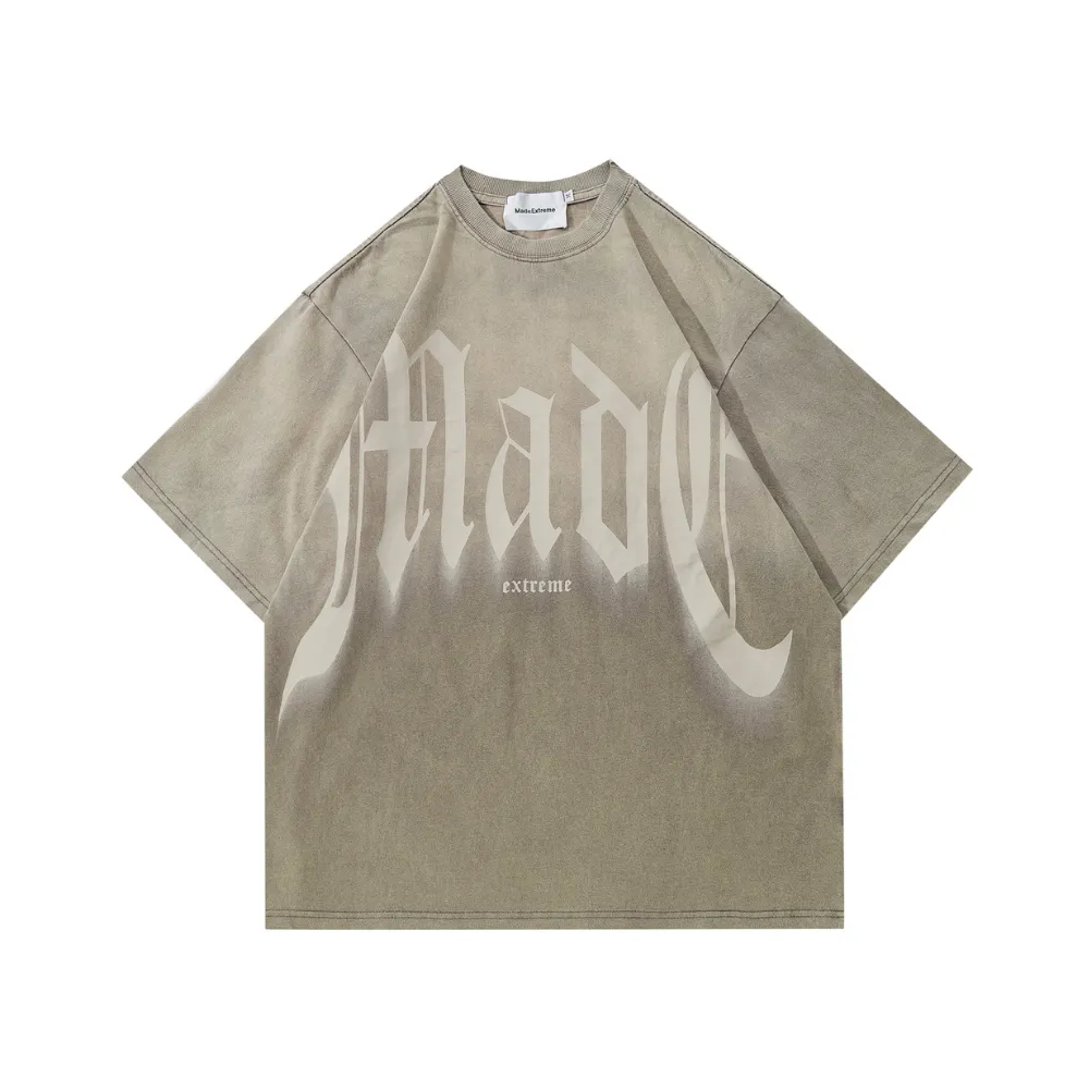 Street Letter Gradient T-shirt