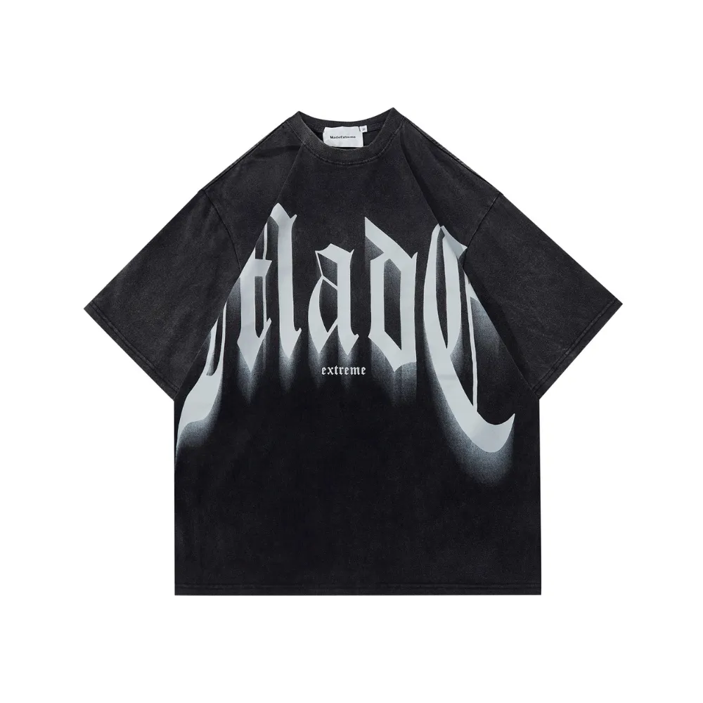 Street Letter Gradient T-shirt