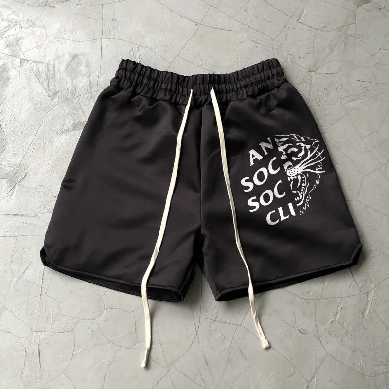 Street Style Letters Sports Shorts