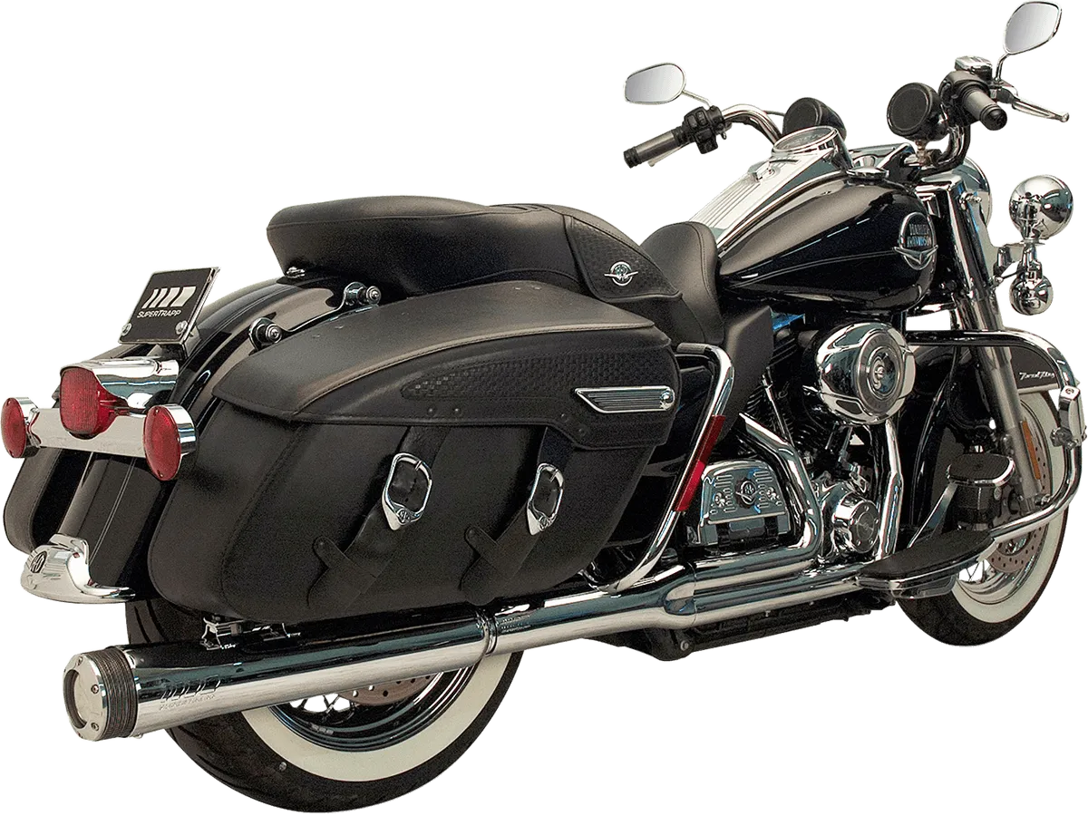 SuperTrapp 827-74800 Fat Shot 2-Into-1 Exhaust System - Black