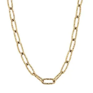 Textured Big Link Fancy Chain