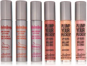 theBalm Hydrating Mini Lip Gloss 6-Piece Set