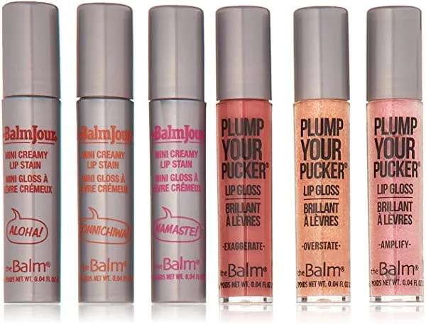 theBalm Hydrating Mini Lip Gloss 6-Piece Set