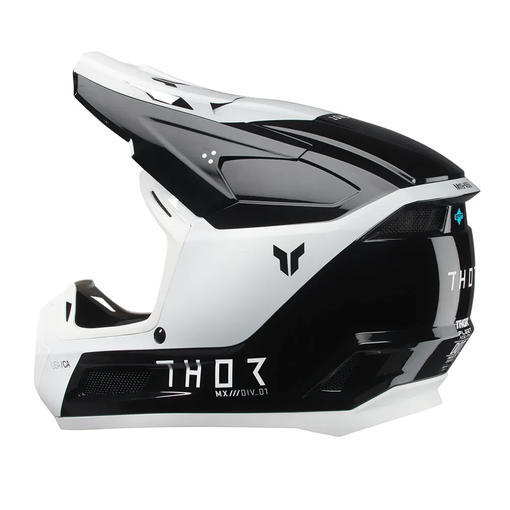 Thor Helmet Fleet Storm Black/White Youth