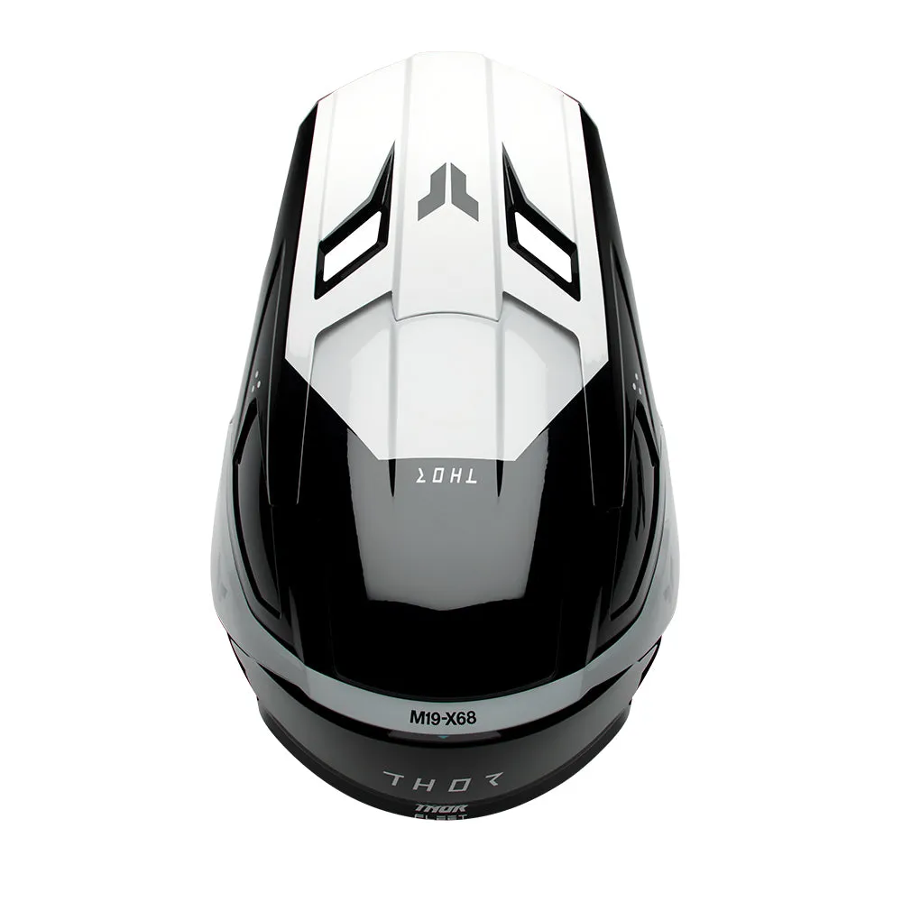 Thor Helmet Fleet Storm Black/White Youth