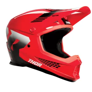 Thor Sector 2 Carve Red/White Helmet