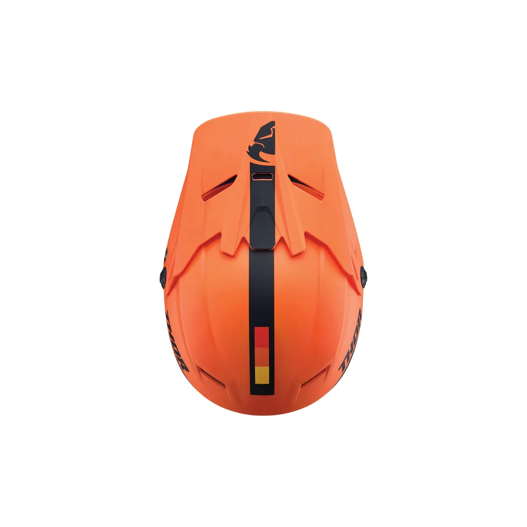 THOR Youth Sector Helmet - Racer - Orange/Midnight