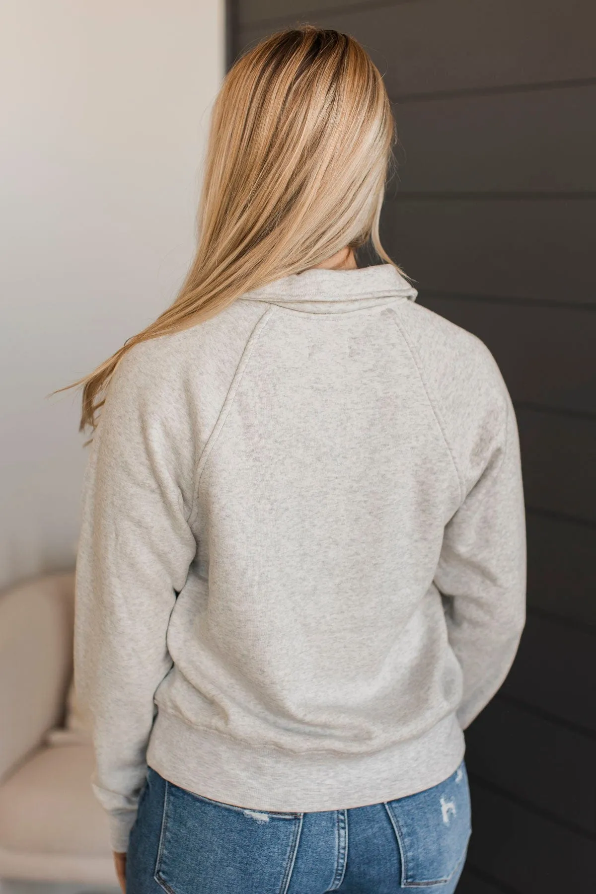Thread & Supply Enviable Style Pullover- Heather Grey