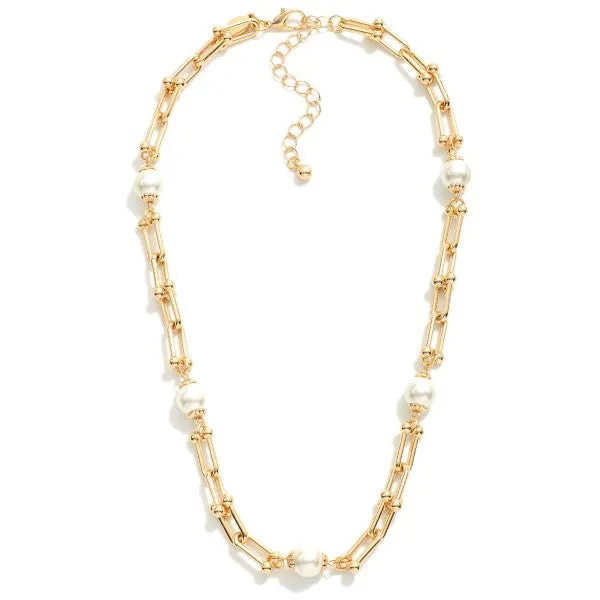 Tiff Pearl Necklace