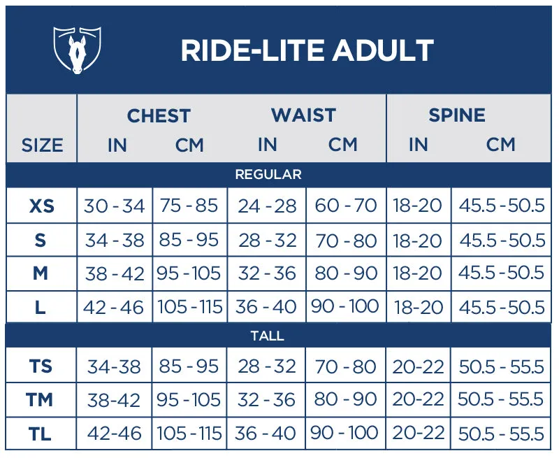 Tipperary Ride-Lite Adult Protective Vest