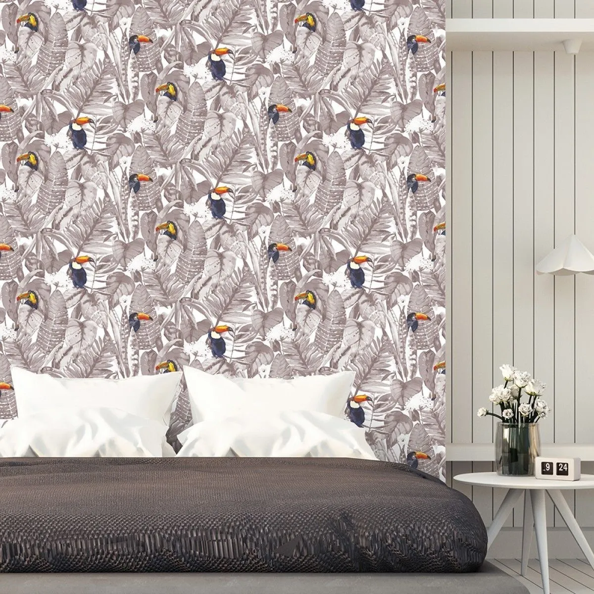 Toucan Newspaper TO528 Self-Adhesive Wallpaper