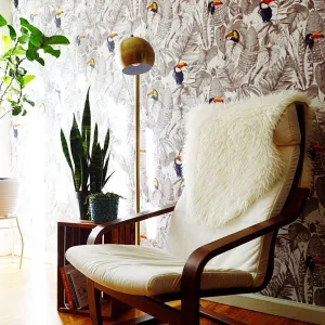 Toucan Newspaper TO528 Self-Adhesive Wallpaper
