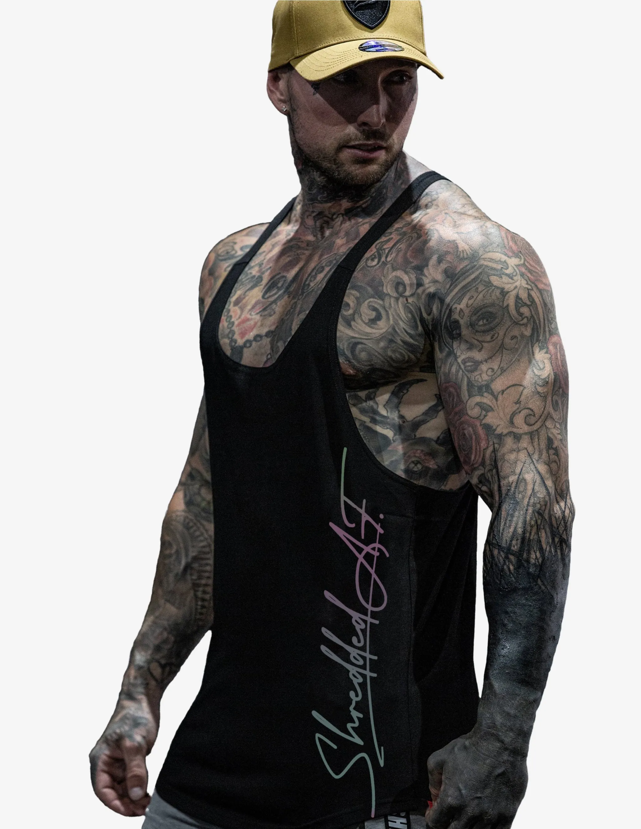 Trip Reflective Signature Tank Black