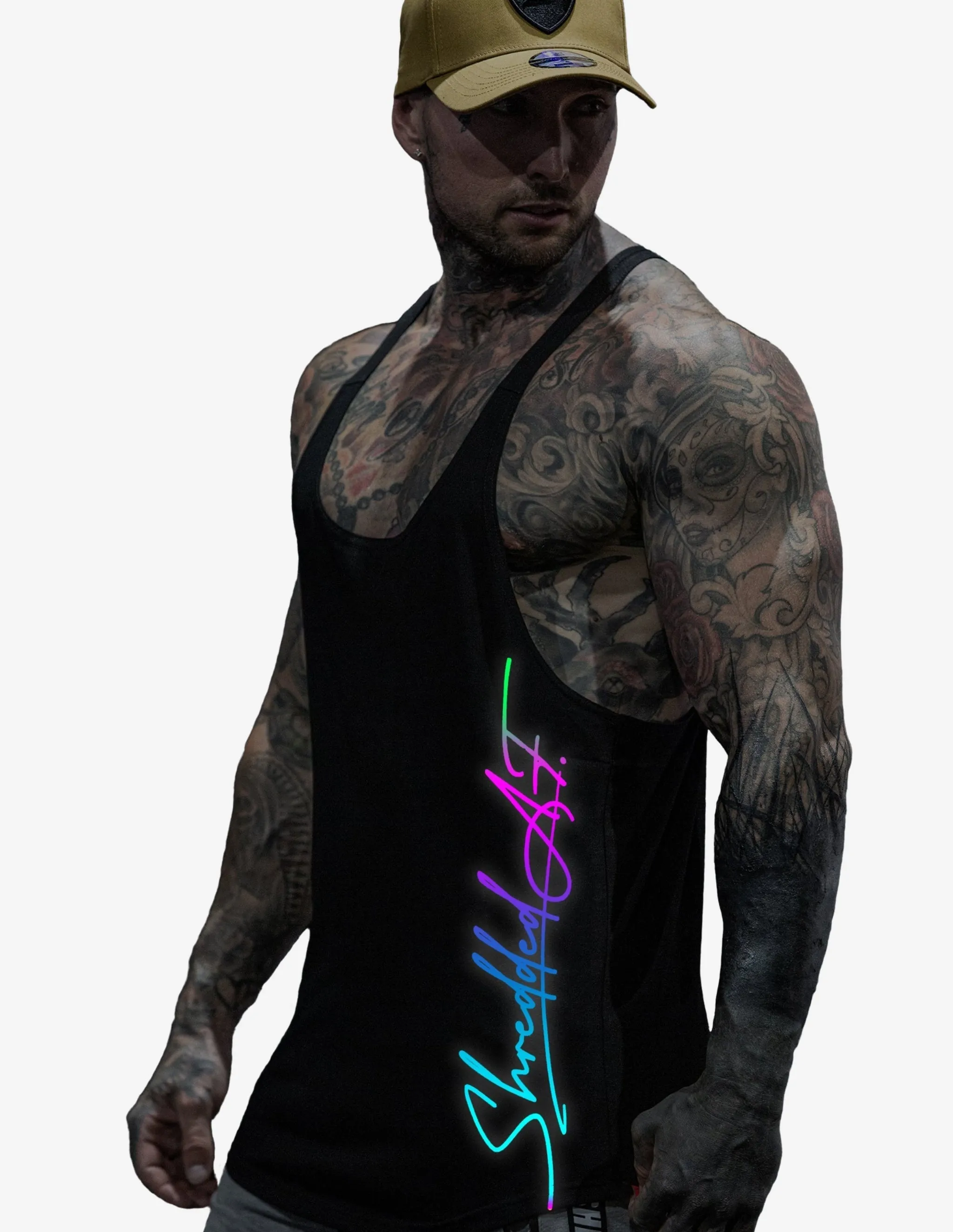 Trip Reflective Signature Tank Black