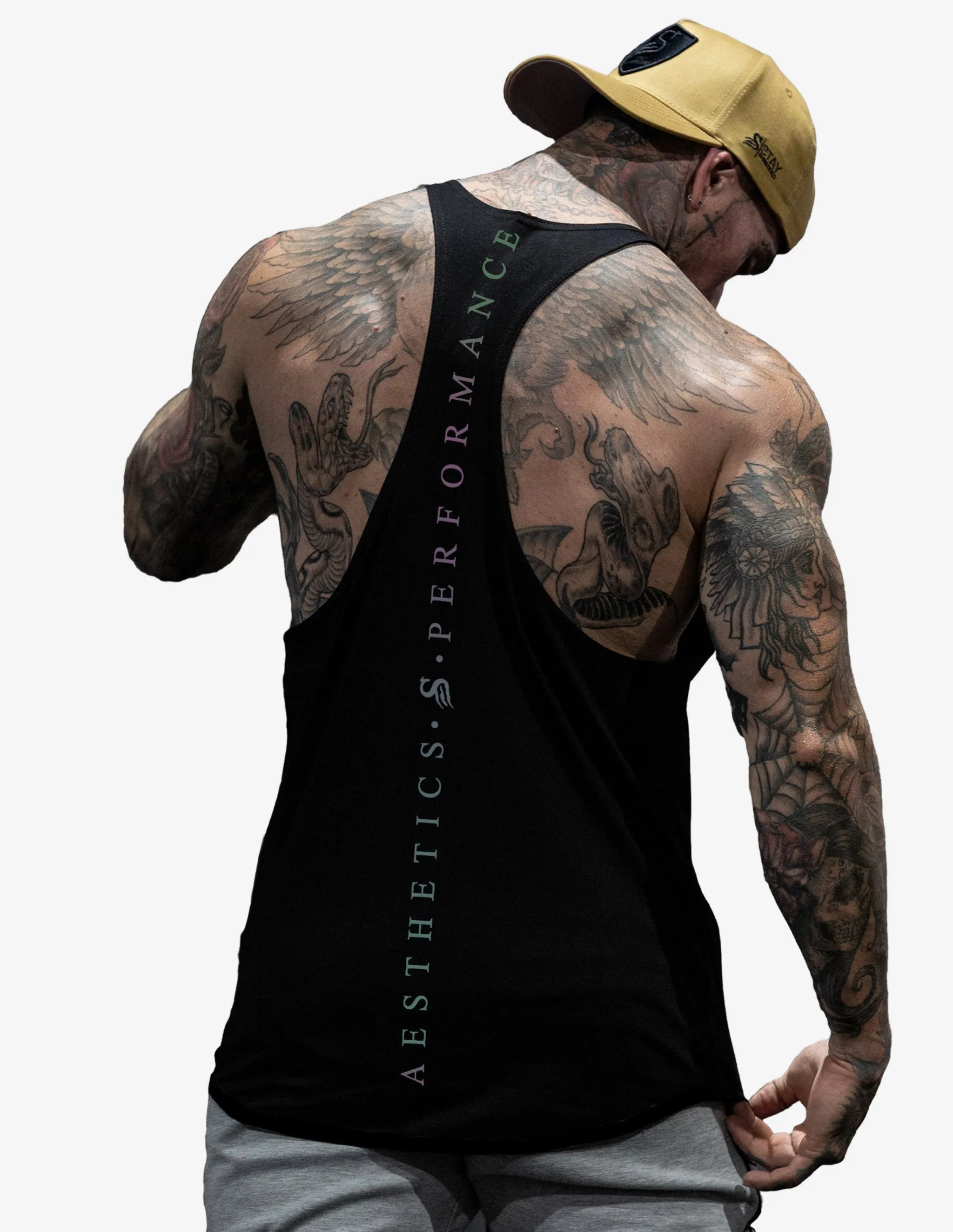 Trip Reflective Signature Tank Black