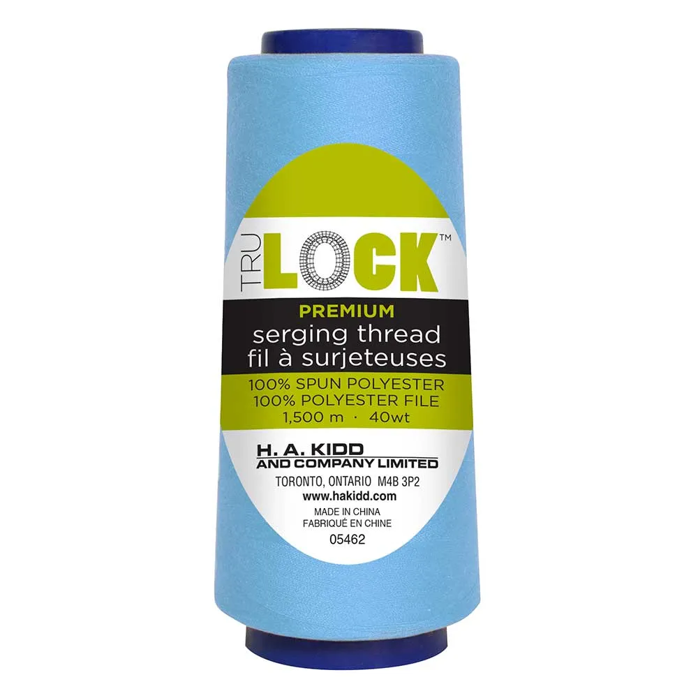 TRULOCK Premium Serging Thread 1500m - Light Blue