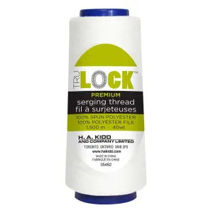 TRULOCK Premium Serging Thread 1500m - White