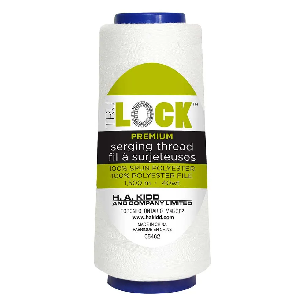 TRULOCK Premium Serging Thread 1500m - White