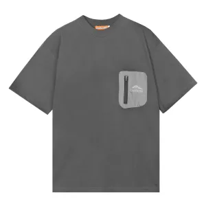 Tsepi Pocket Oversized T-shirt Gray