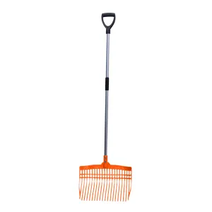 Tuff Stuff super rake w/ aluminum handle - orange