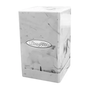 Ultra Pro: Marble Satin Tower: White - Black