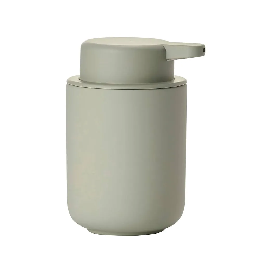 Ume Bathroom Accessories Set - Free Standing - Stoneware/Eucalyptus