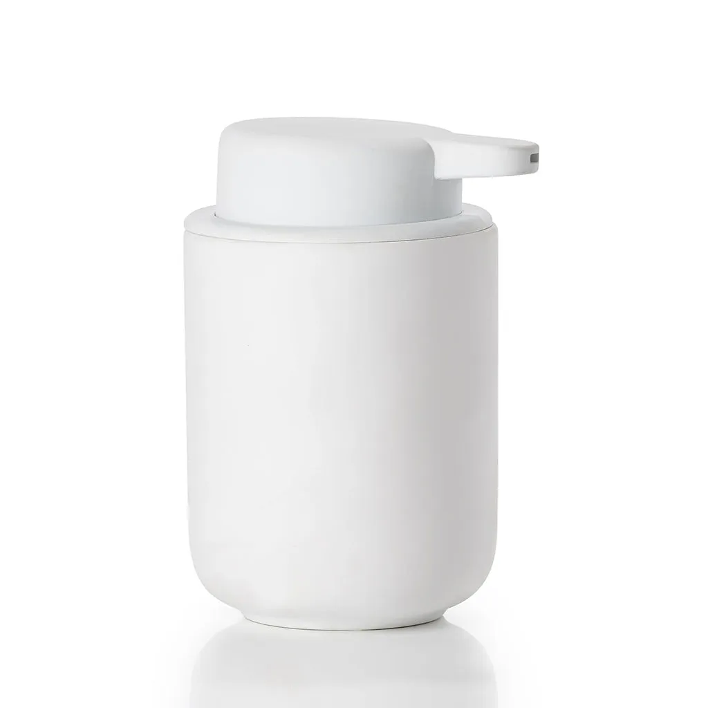 Ume Bathroom Accessories Set - Free Standing - Stoneware/White