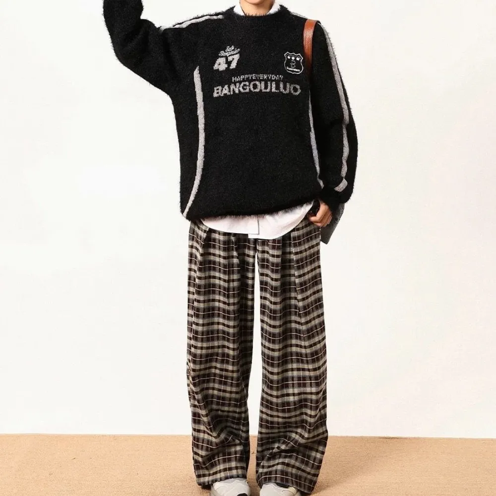 Urban loose street racing style"Sweater