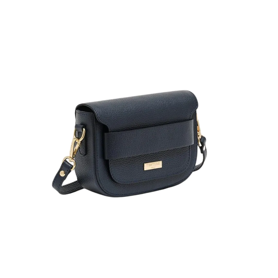 Vestirsi Zoe Navy Crossbody Saddle Bag