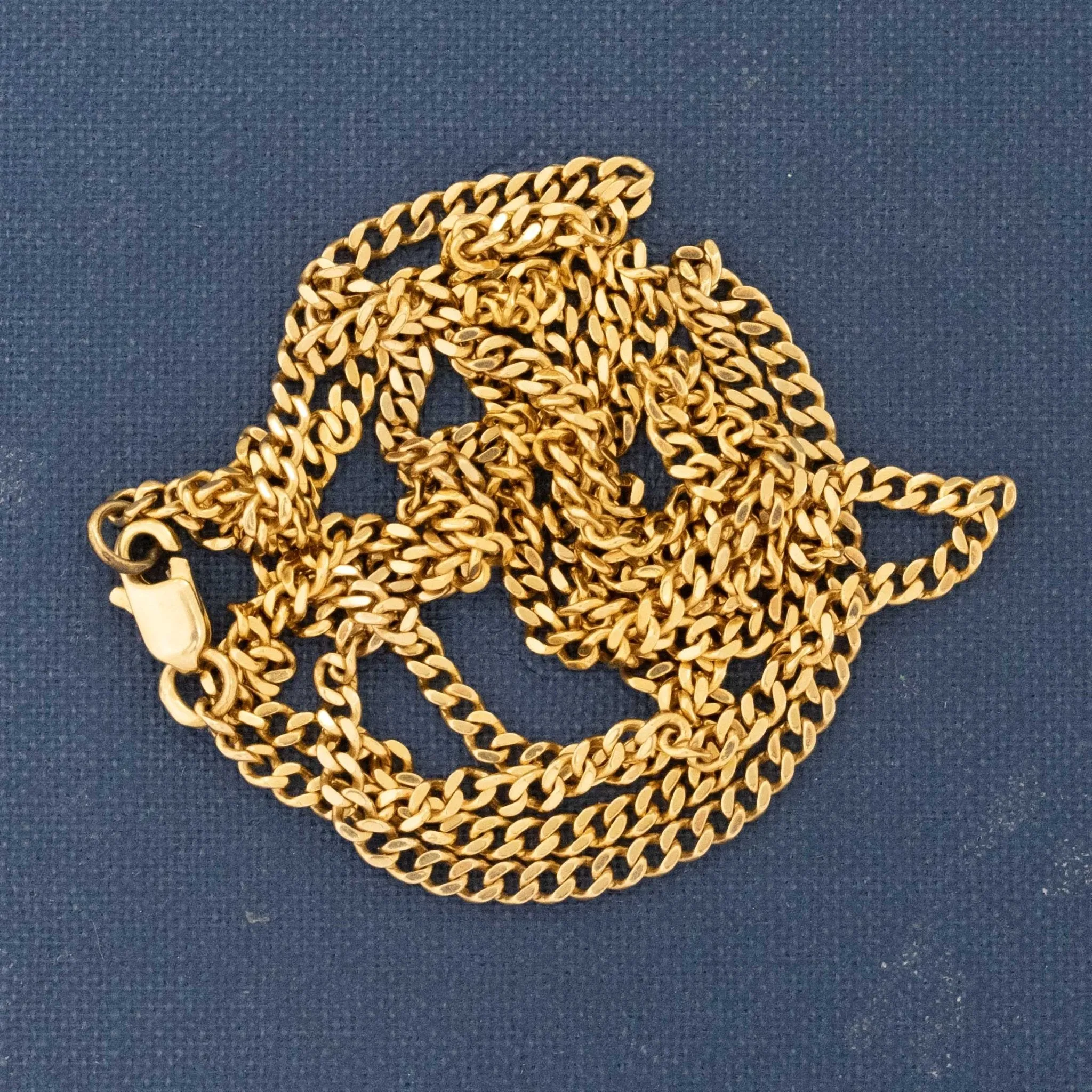 Vintage Curb Link Long Chain