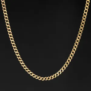 Vintage Curb Link Long Chain