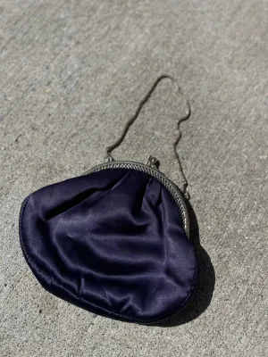 Vintage Midnight Blue Evening Bag Purse