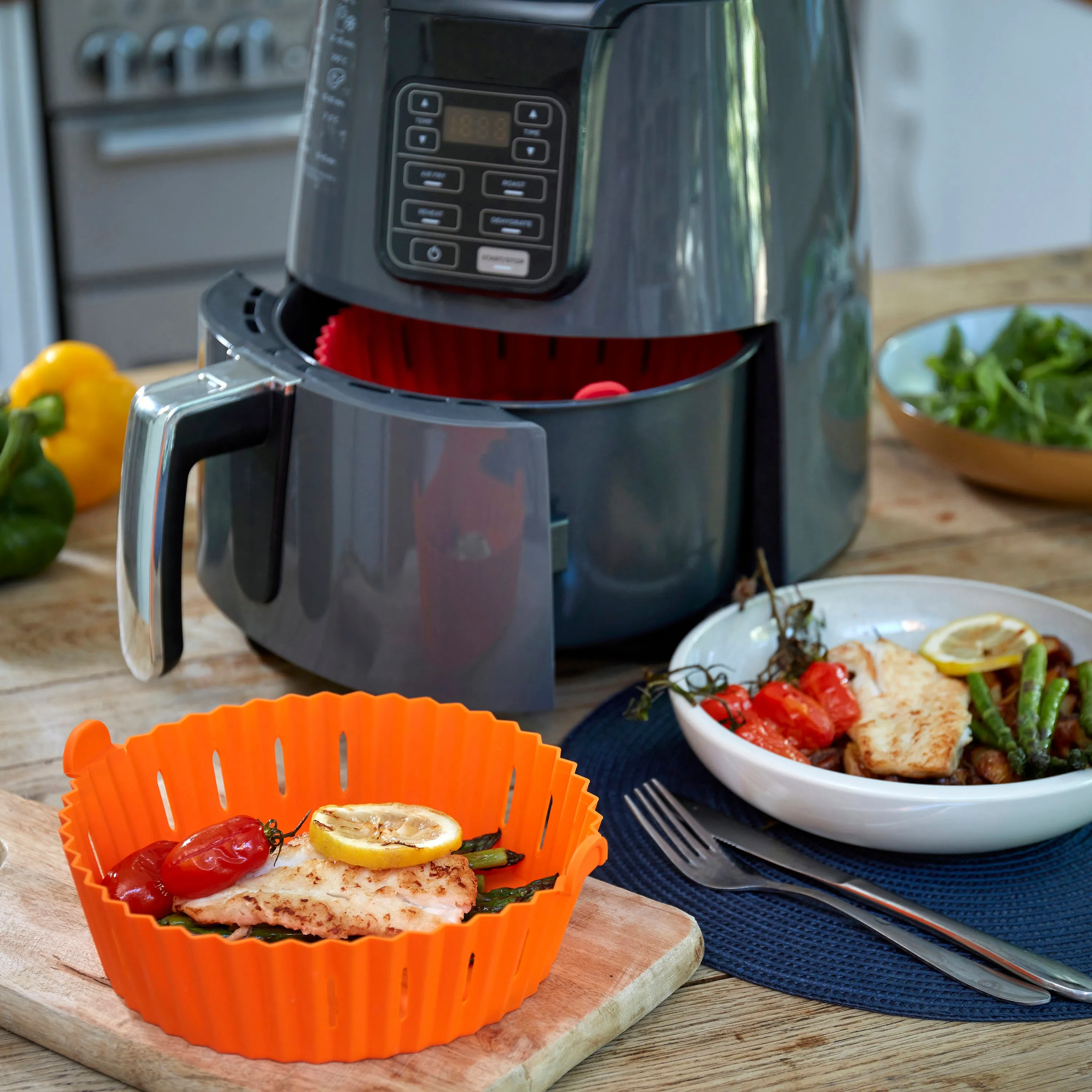 WAFE Silicone Air Fryer Liner 2PACK