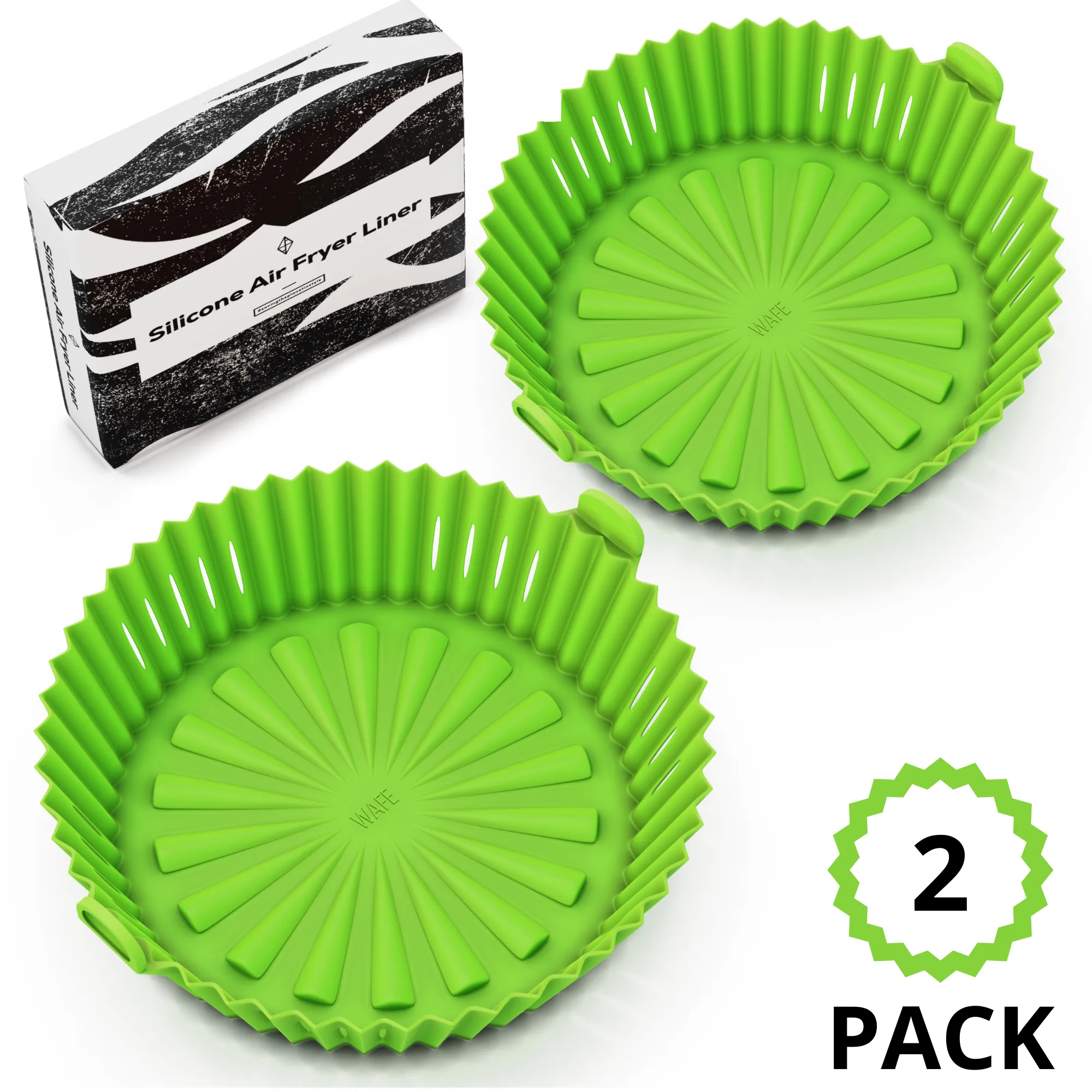 WAFE Silicone Air Fryer Liner 2PACK