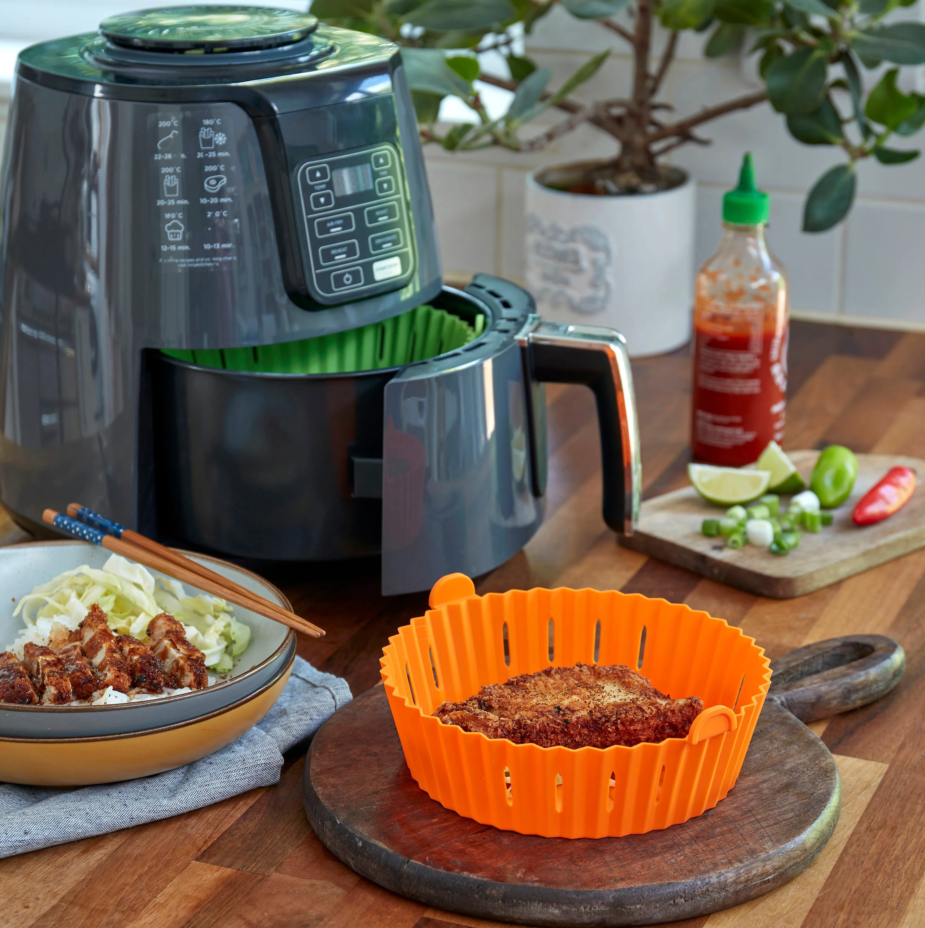 WAFE Silicone Air Fryer Liner 2PACK