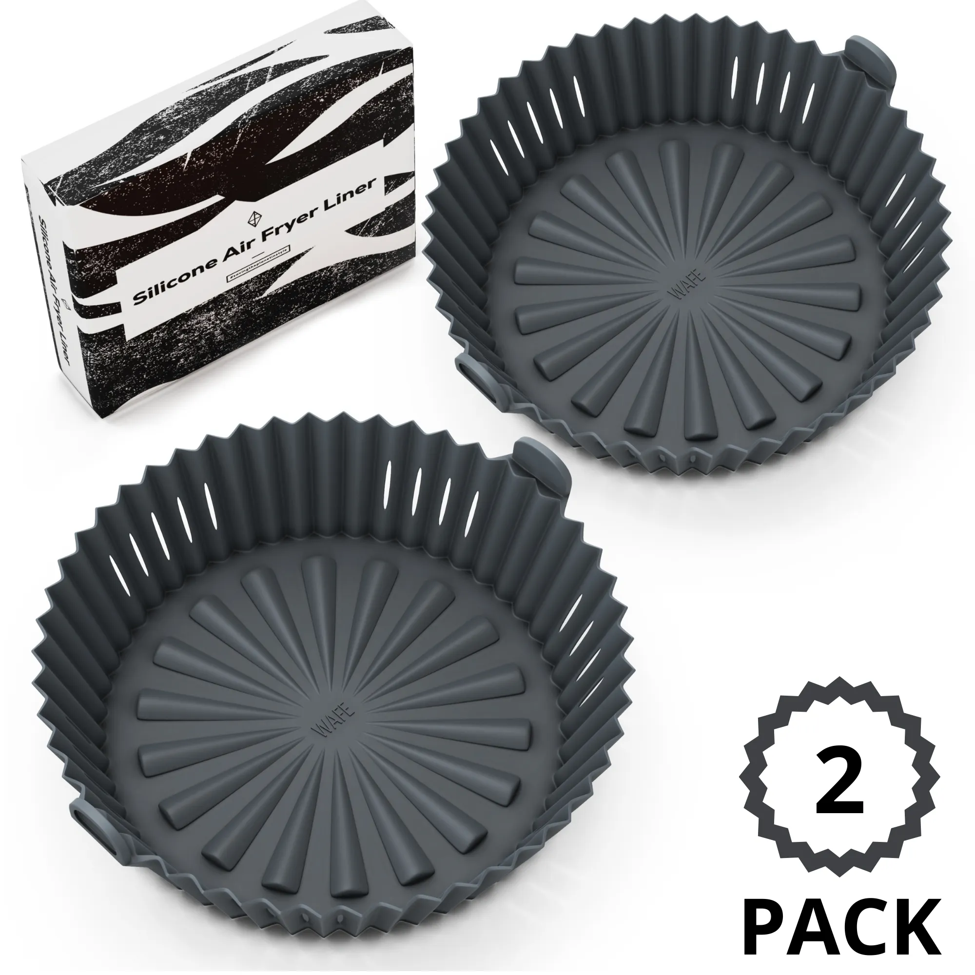 WAFE Silicone Air Fryer Liner 2PACK