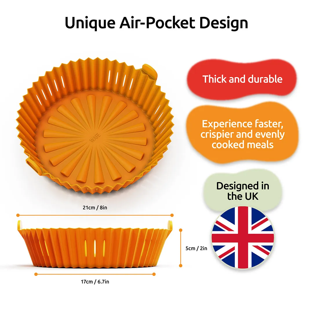 WAFE Silicone Air Fryer Liner 2PACK