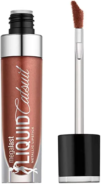 wet n wild Megalast Liquid Catsuit Metallic Lipstick, Ride on my Copper, 0.21 Ounce