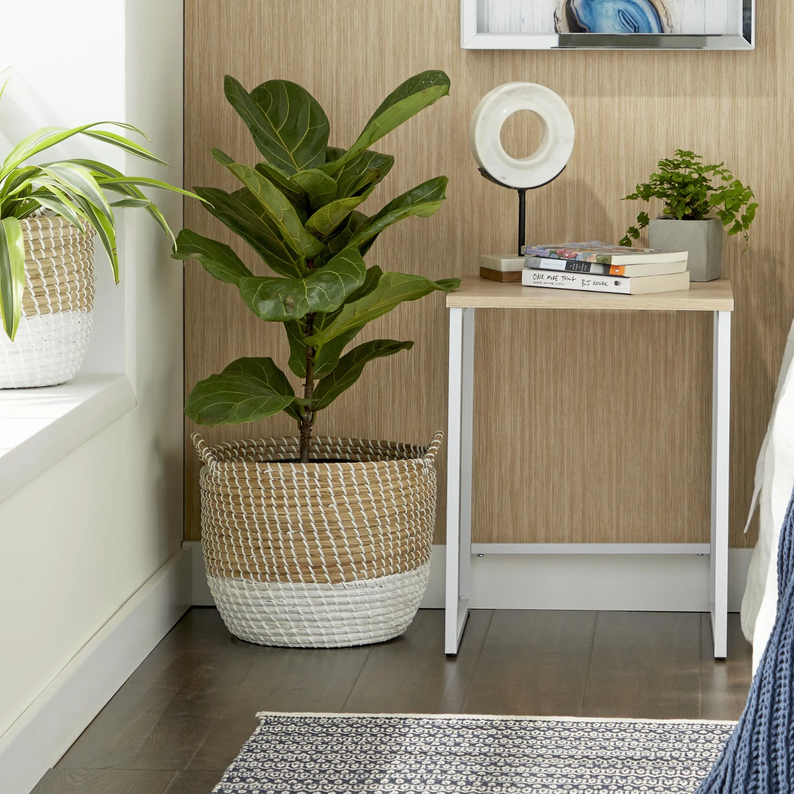 WHITE SEAGRASS BASKETS