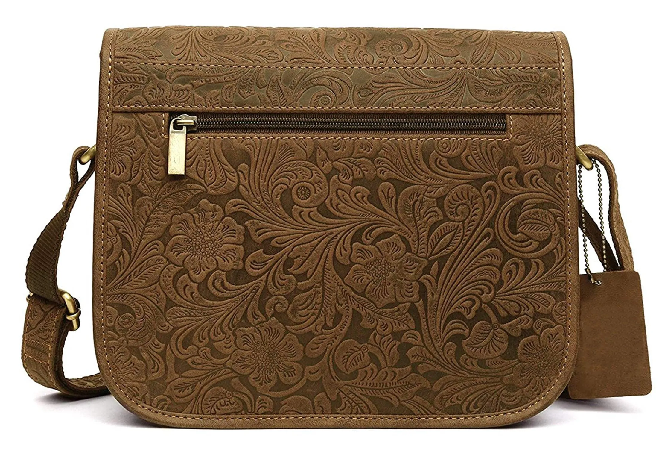 WILDHORN® Crossbody Bags for Women-Premium Leather Vintage Fashion Purse with Adjustable Strap