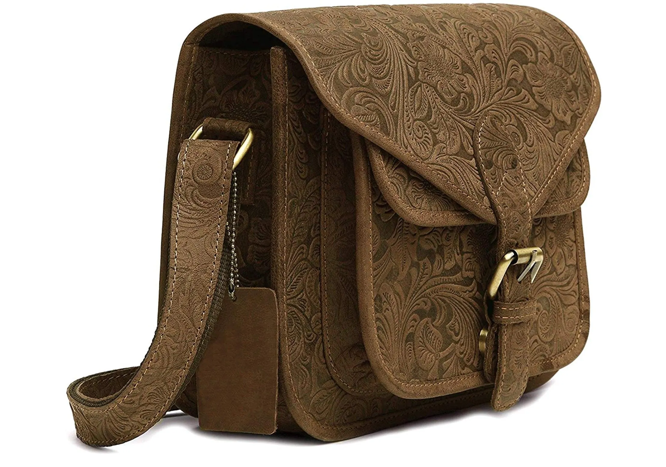 WILDHORN® Crossbody Bags for Women-Premium Leather Vintage Fashion Purse with Adjustable Strap