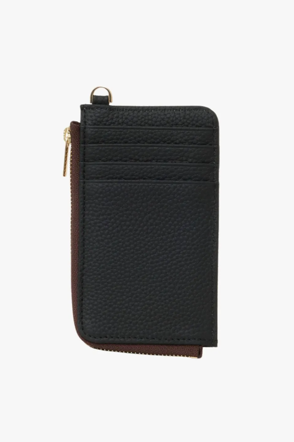 Winona Card Holder Black Leather